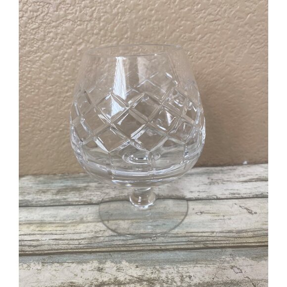 Vintage Signed Cartier Cut Crystal Cordial Glass/Mini Brandy Snifter 4.5" - Picture 2 of 7